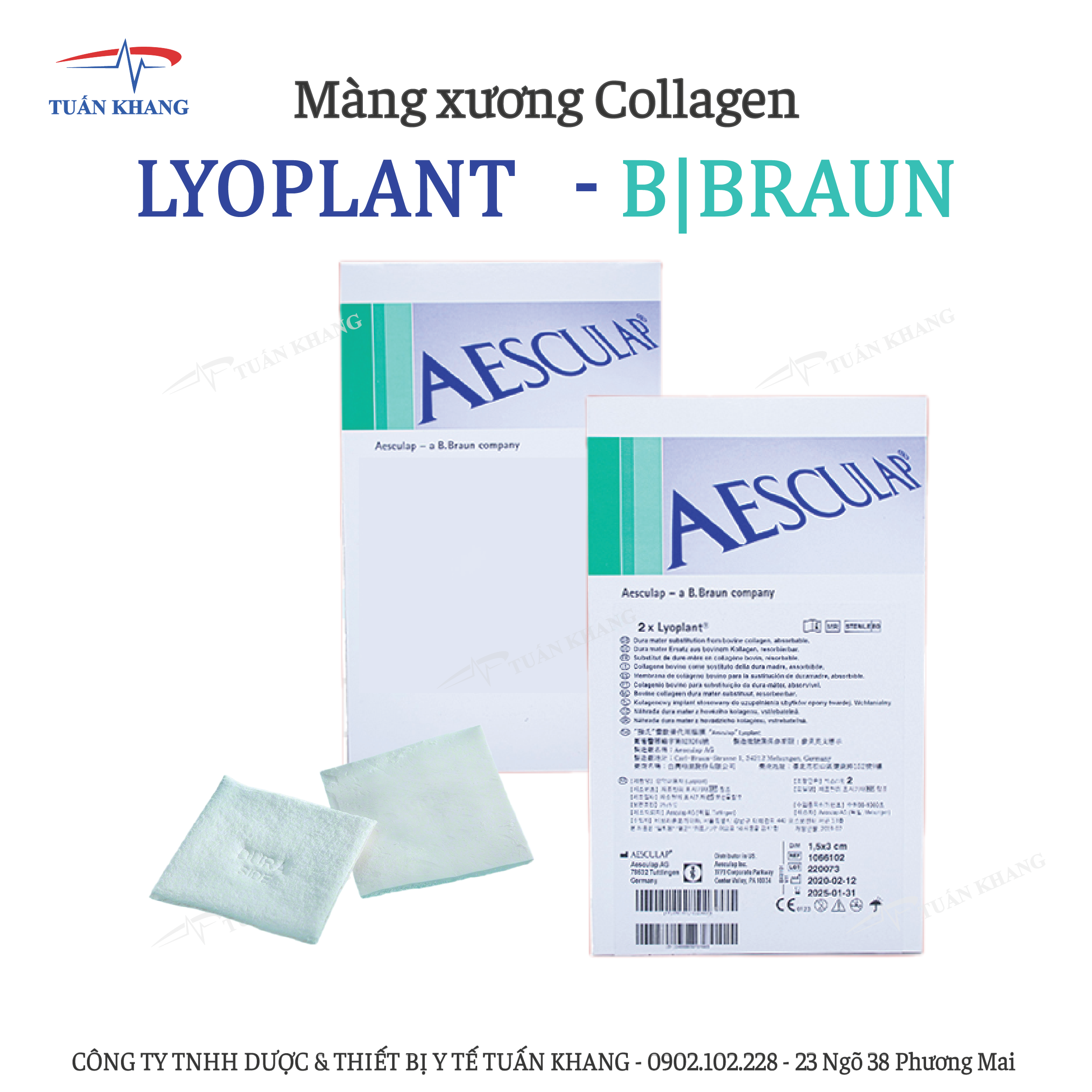 Màng xương Collagen Lyoplant®- B|BRAUN