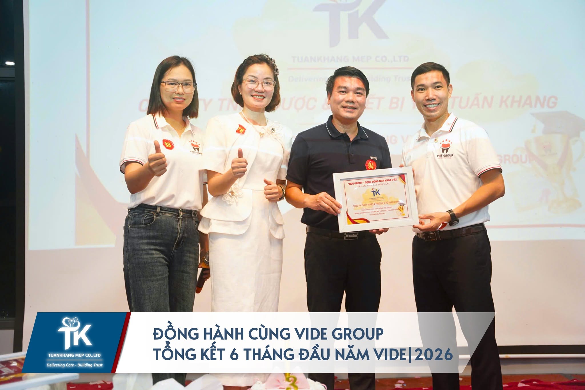 TUANKHANG MEP ĐỒNG HÀNH CÙNG VIDE GROUP TRONG CHƯƠNG TRÌNH TỔNG KẾT 6 THÁNG ĐẦU NĂM & GALA DINNER